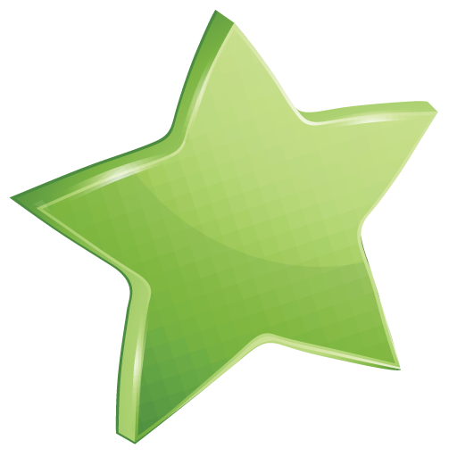 iconfinder star green 61686